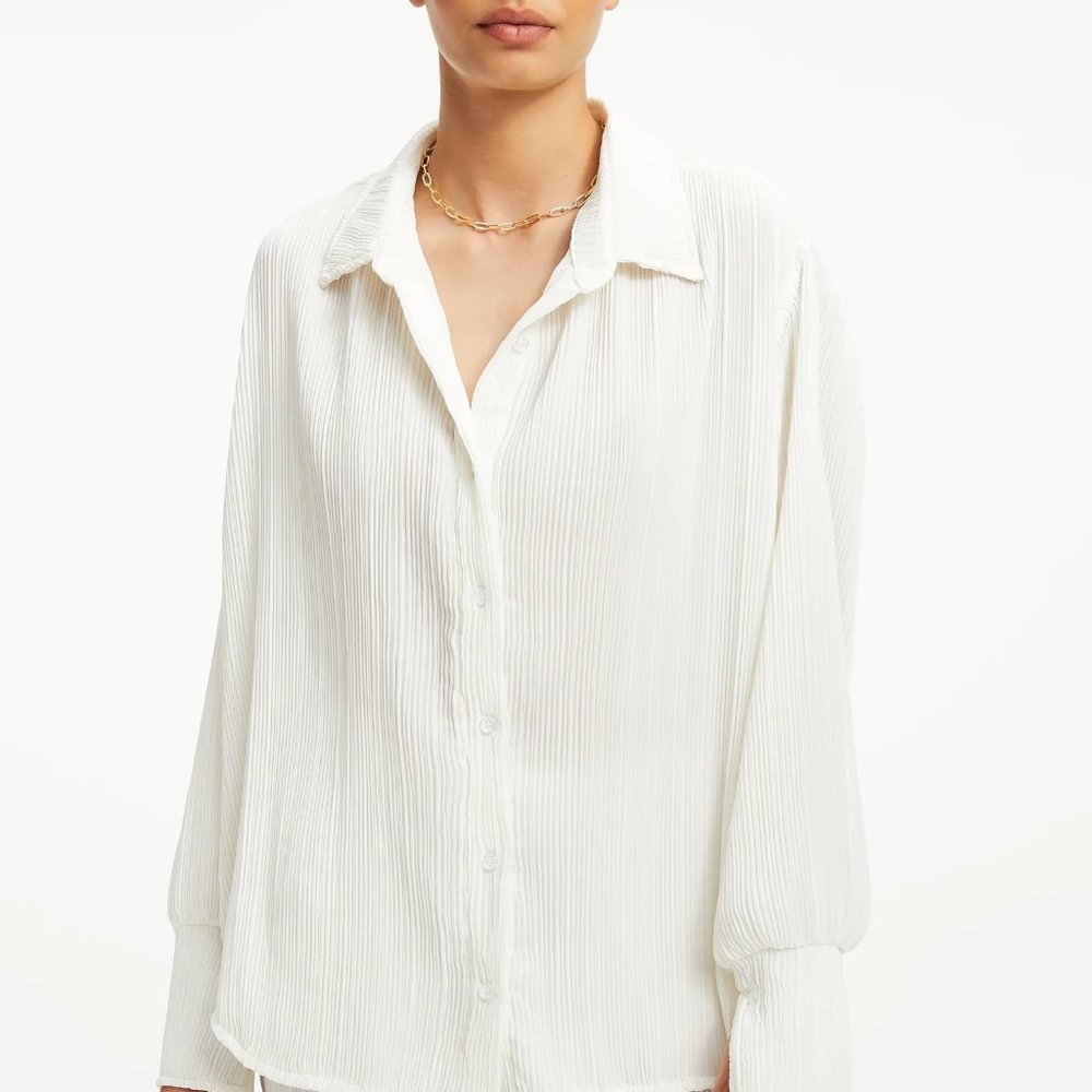 Always Fits Plissé Shirt | Good American